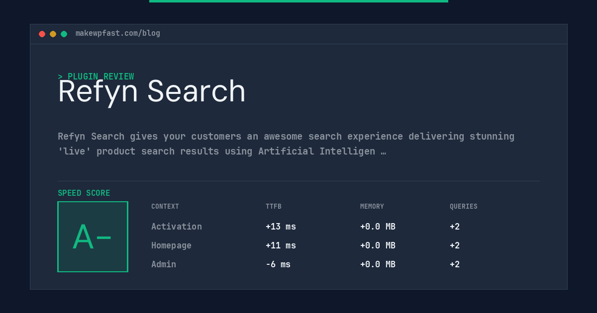 Refyn Search - MakeWPFast