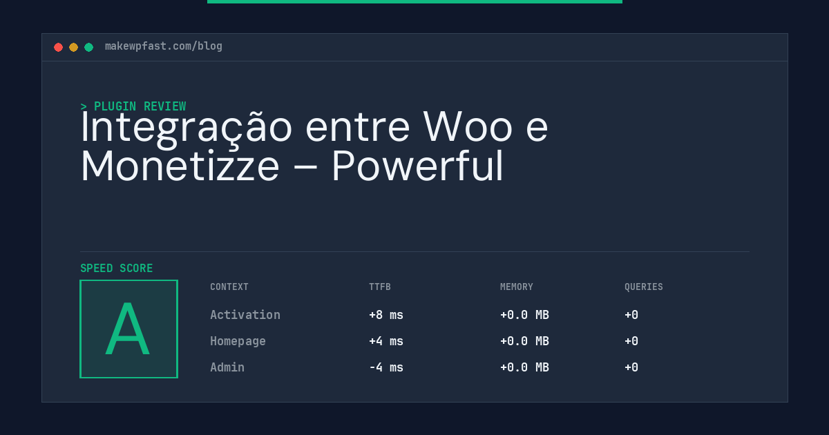 Integração entre Woo e Monetizze – Powerful - MakeWPFast