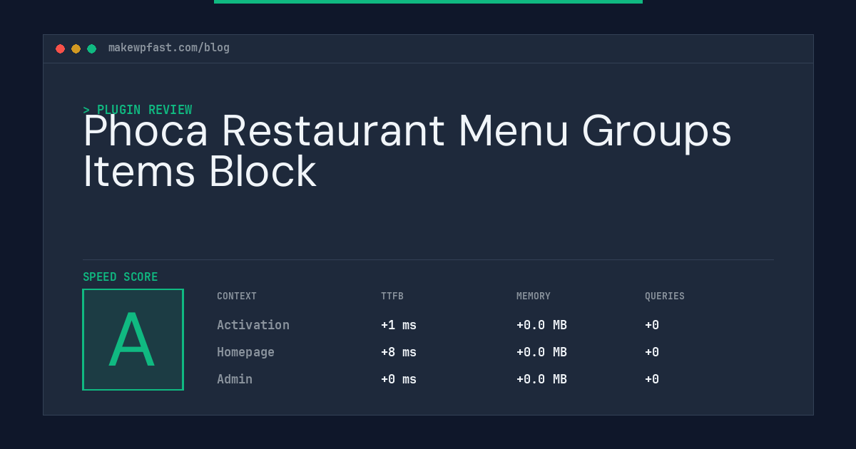 Phoca Restaurant Menu Groups Items Block - MakeWPFast
