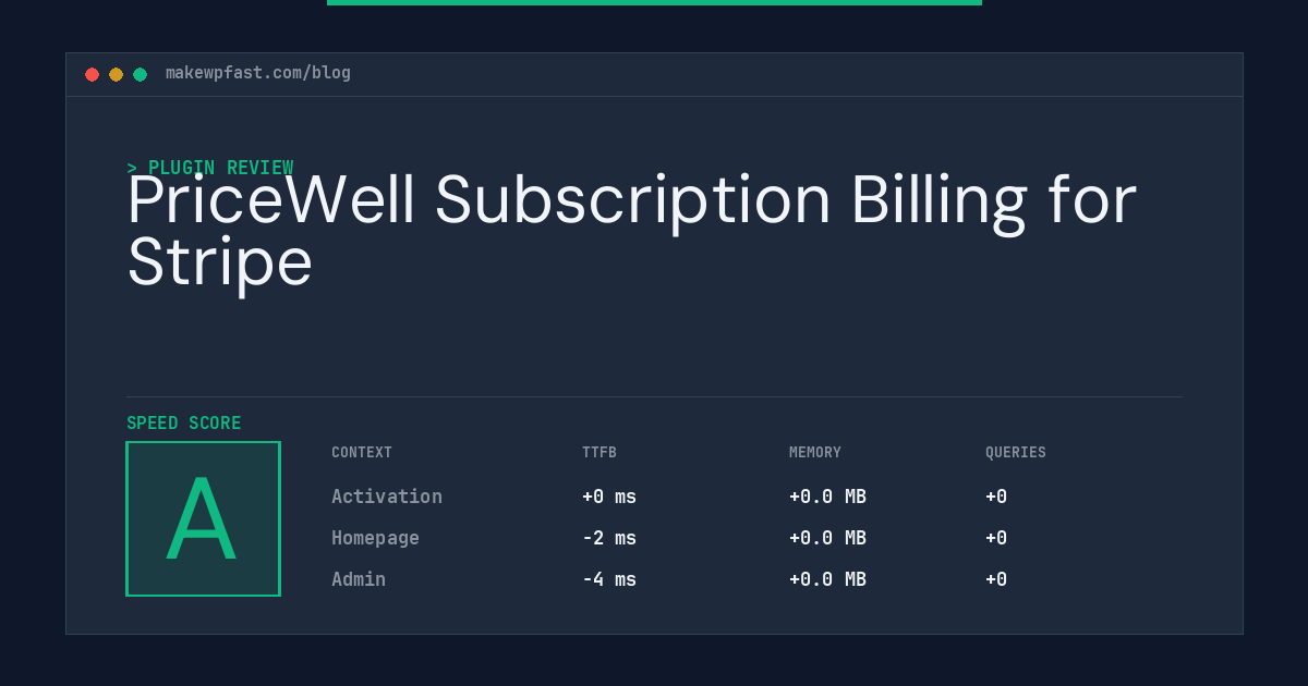 PriceWell Subscription Billing for Stripe - MakeWPFast