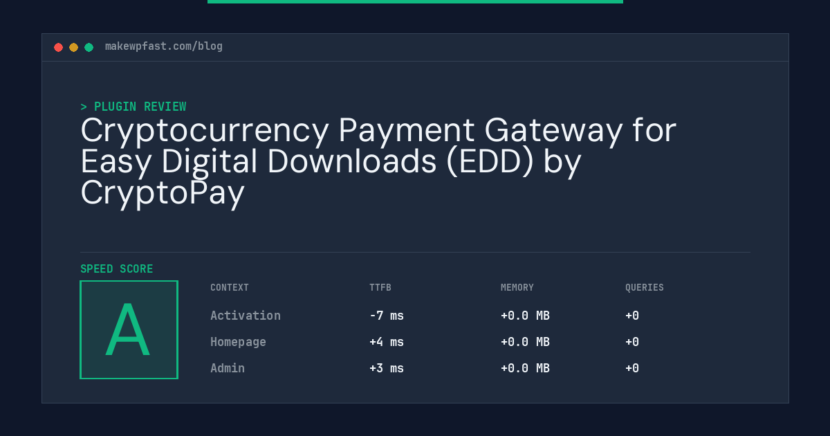 Cryptocurrency Payment Gateway for Easy Digital Downloads (EDD) by CryptoPay - MakeWPFast