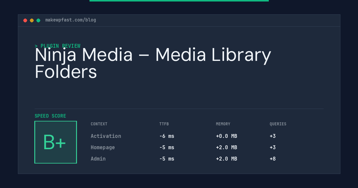 Ninja Media – Media Library Folders - MakeWPFast