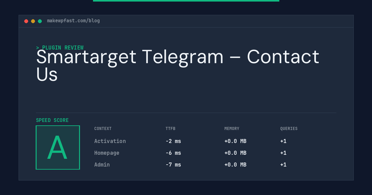 Smartarget Telegram – Contact Us - MakeWPFast