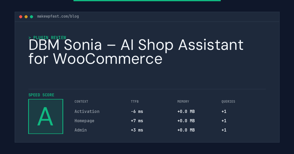 DBM Sonia – AI Shop Assistant for WooCommerce - MakeWPFast
