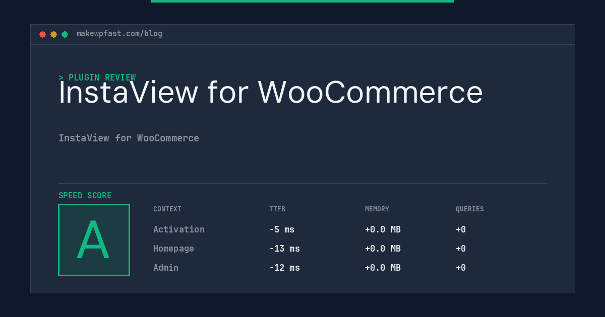 InstaView for WooCommerce - MakeWPFast
