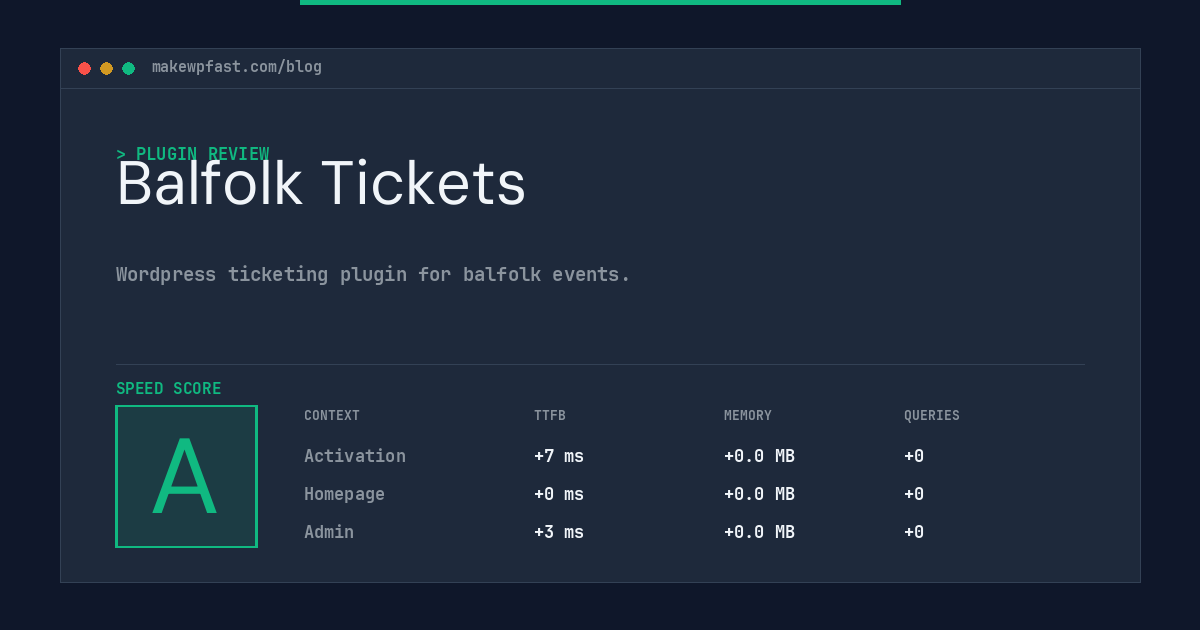 Balfolk Tickets - MakeWPFast