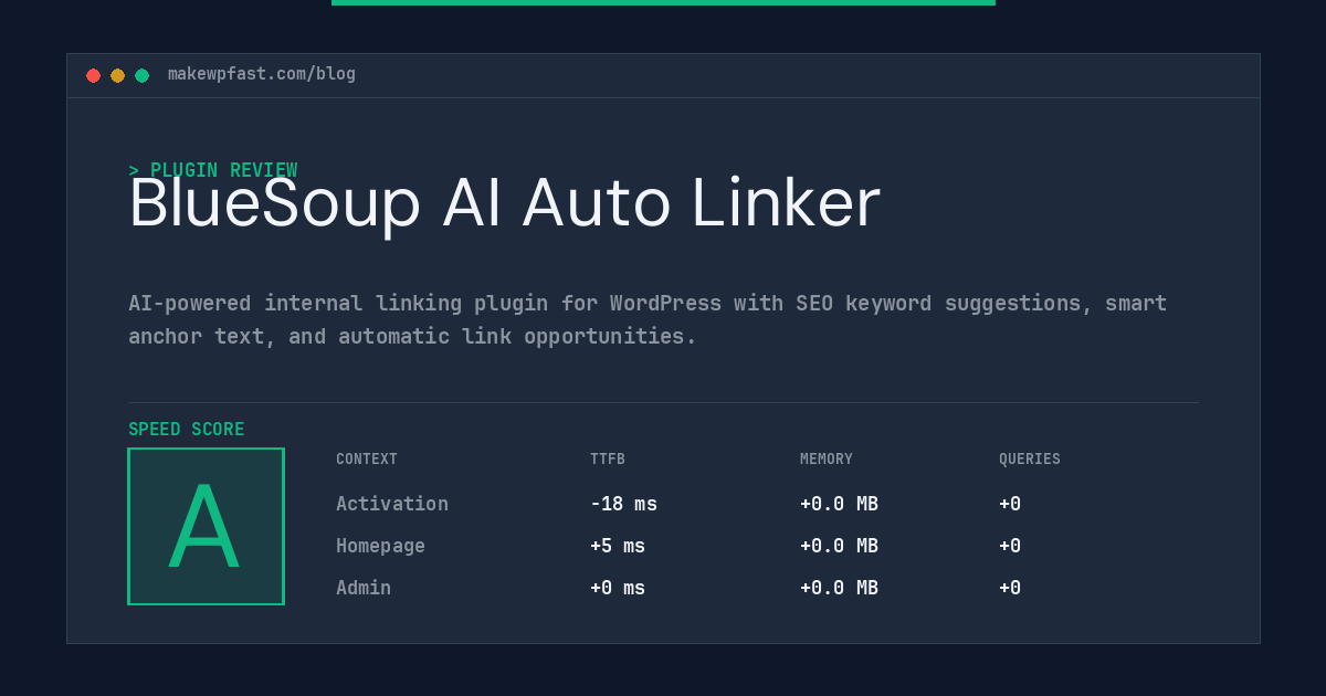 BlueSoup AI Auto Linker - MakeWPFast