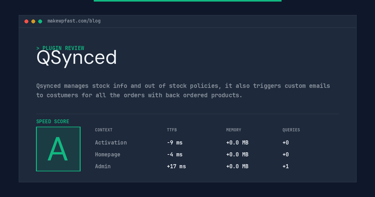 QSynced - MakeWPFast