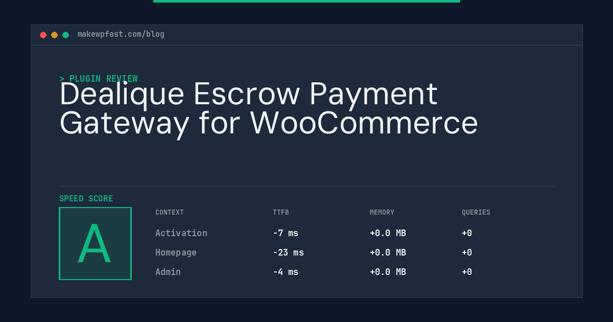 Dealique Escrow Payment Gateway for WooCommerce - MakeWPFast