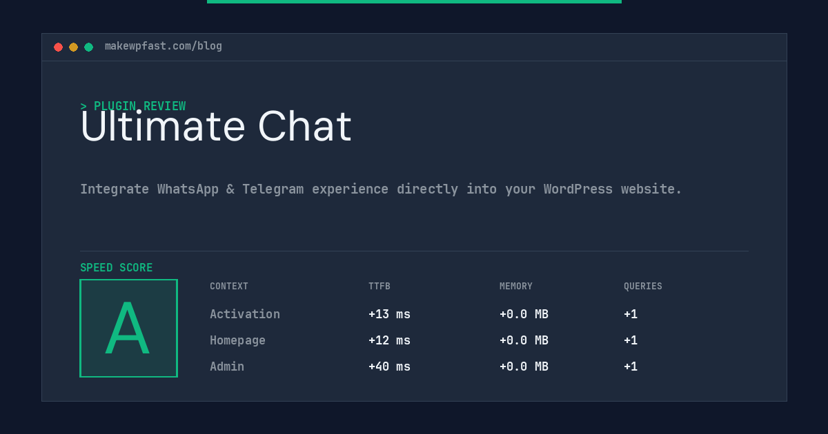 Ultimate Chat - MakeWPFast