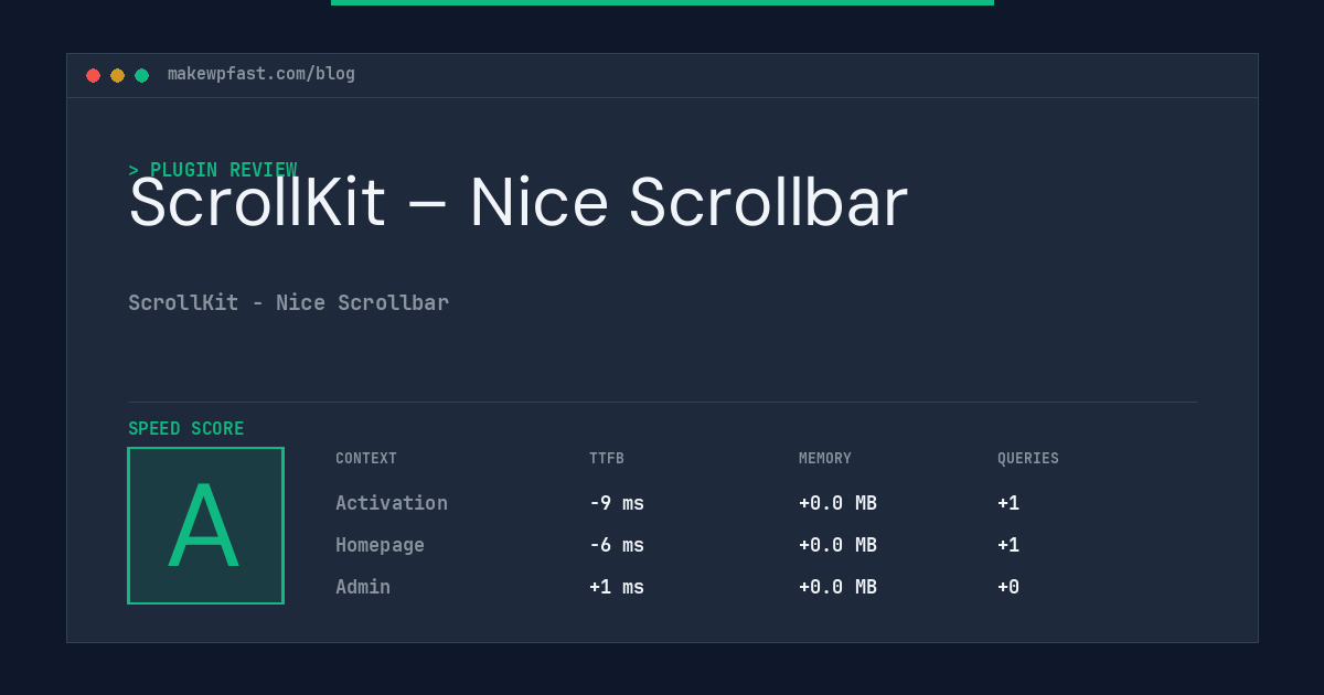 ScrollKit – Nice Scrollbar - MakeWPFast