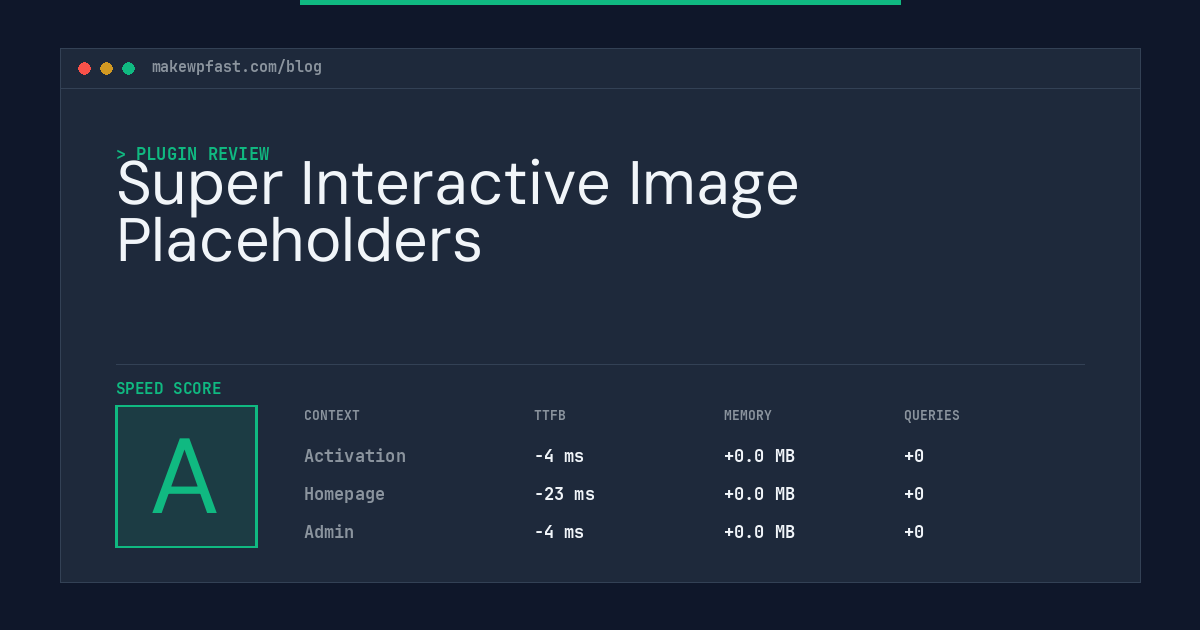 Super Interactive Image Placeholders - MakeWPFast