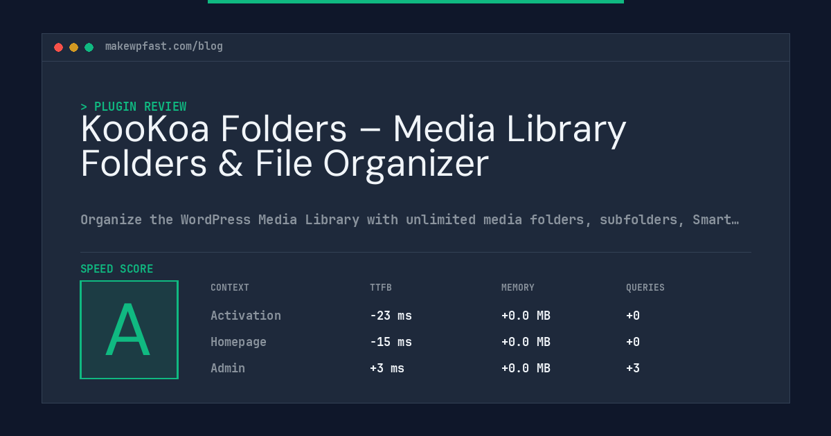 KooKoa Folders – Media Library Folders & File Organizer - MakeWPFast