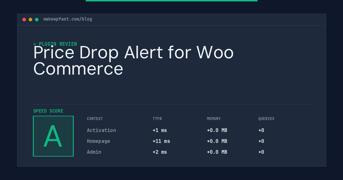 Price Drop Alert for Woo Commerce - MakeWPFast
