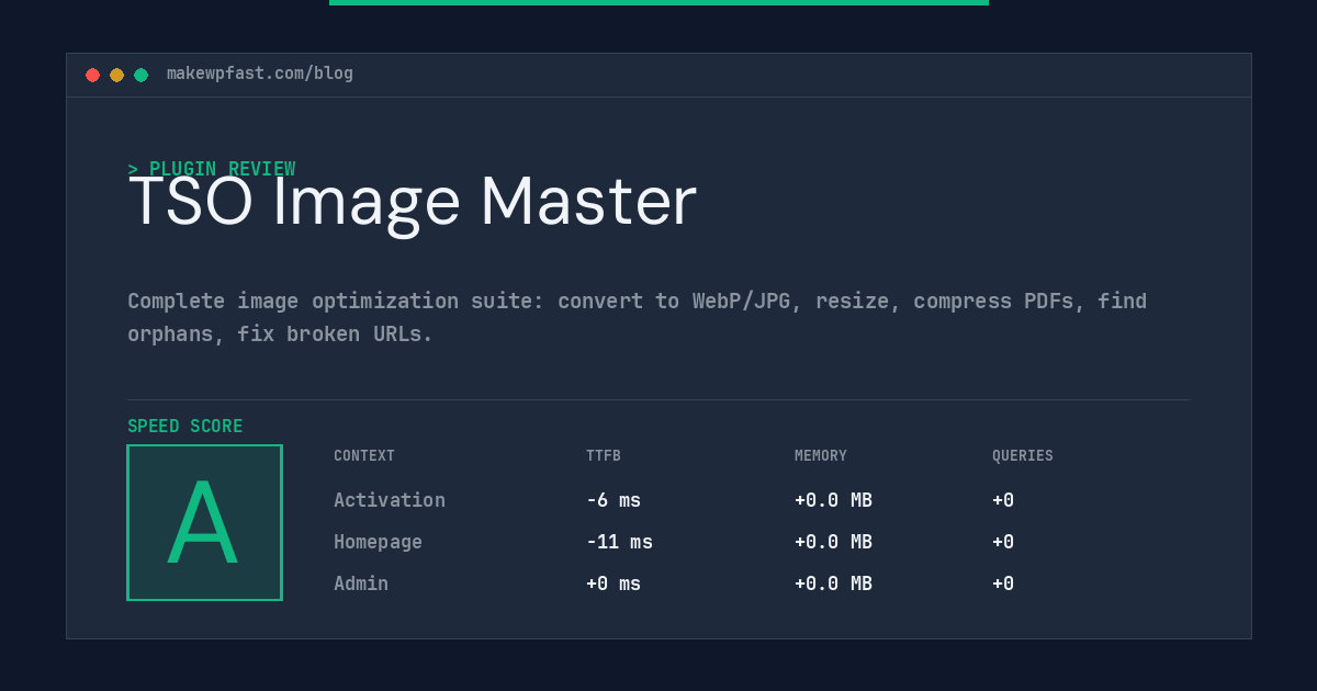 TSO Image Master - MakeWPFast