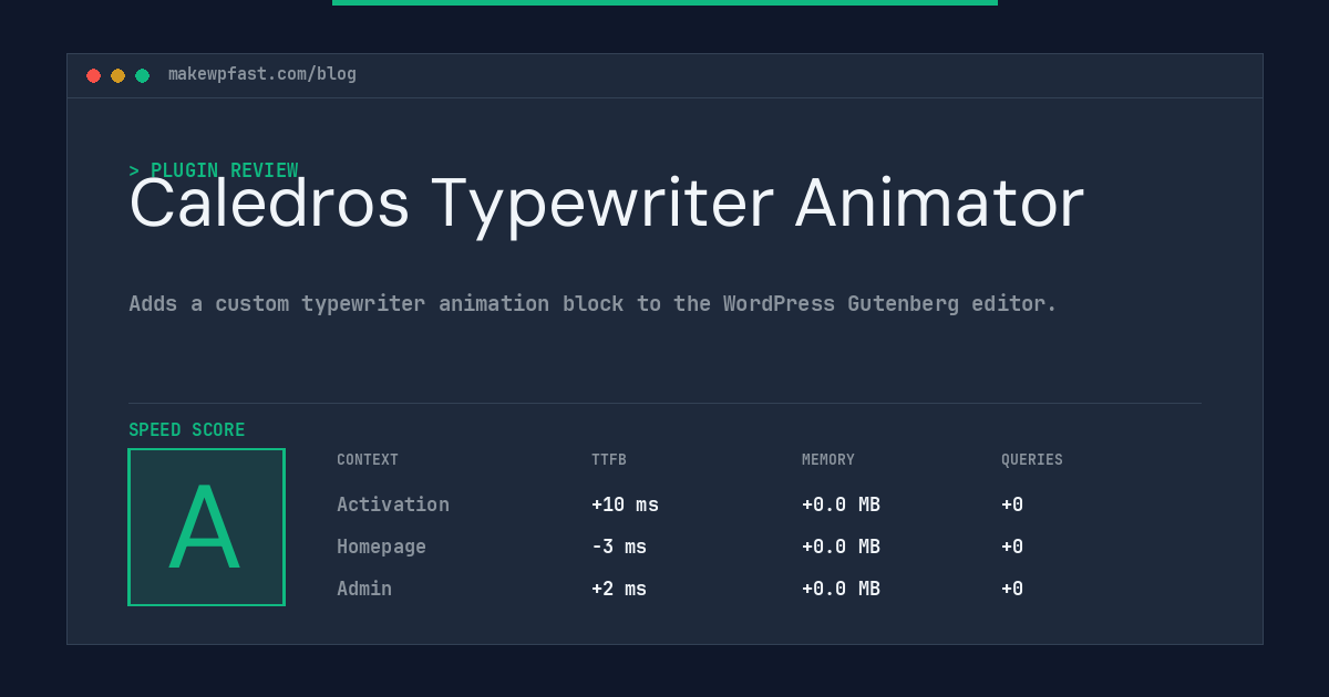 Caledros Typewriter Animator - MakeWPFast