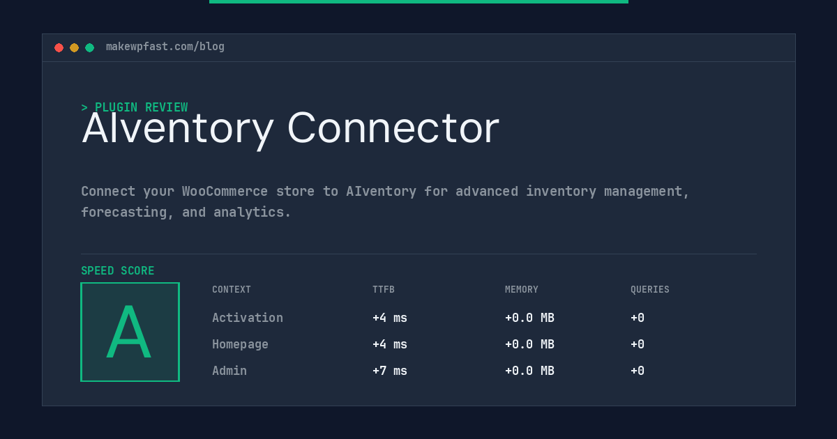 AIventory Connector - MakeWPFast