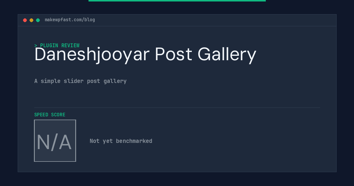 Daneshjooyar Post Gallery - MakeWPFast