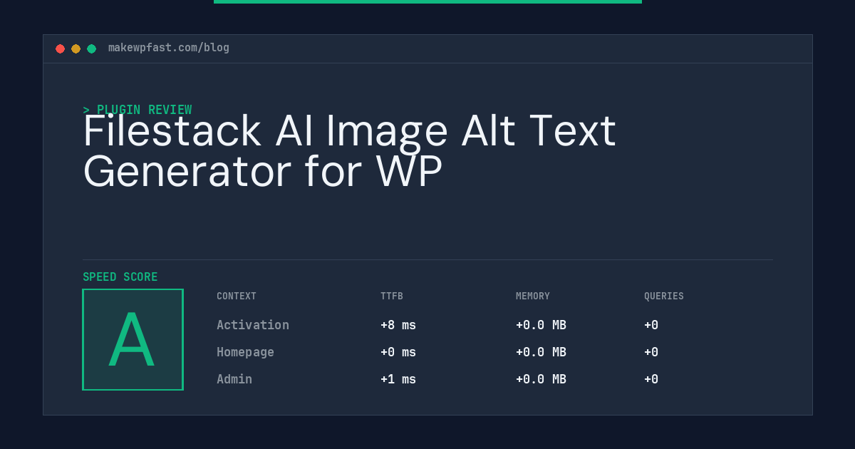 Filestack AI Image Alt Text Generator for WP - MakeWPFast