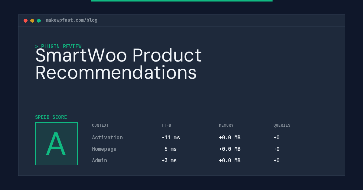 SmartWoo Product Recommendations - MakeWPFast