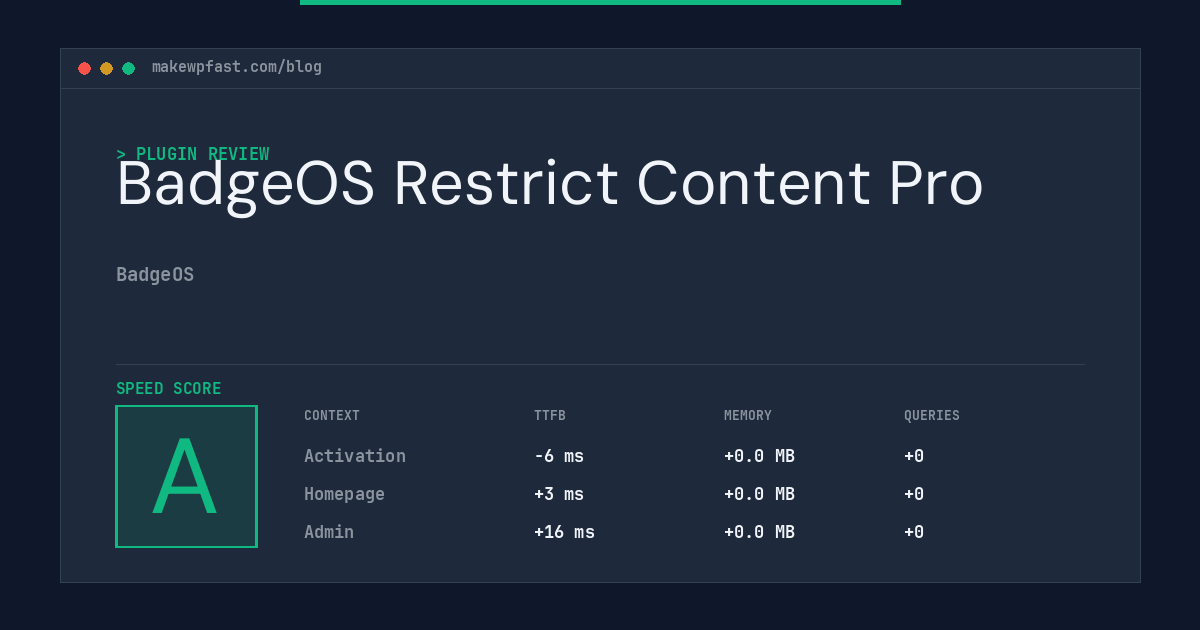 BadgeOS Restrict Content Pro - MakeWPFast