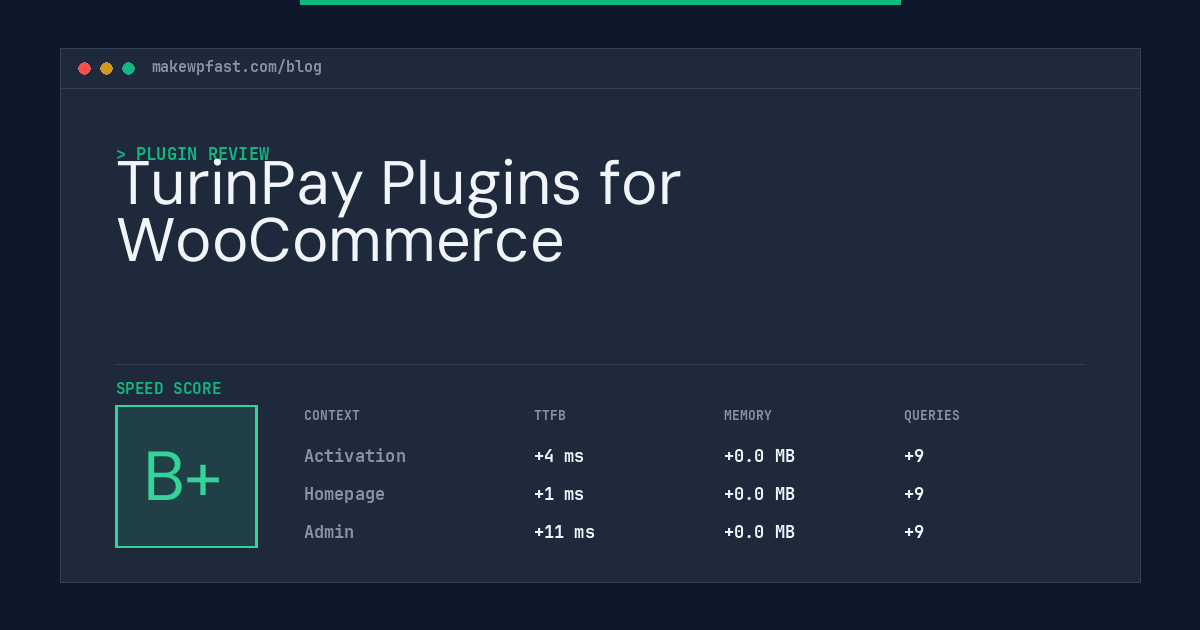 TurinPay Plugins for WooCommerce - MakeWPFast