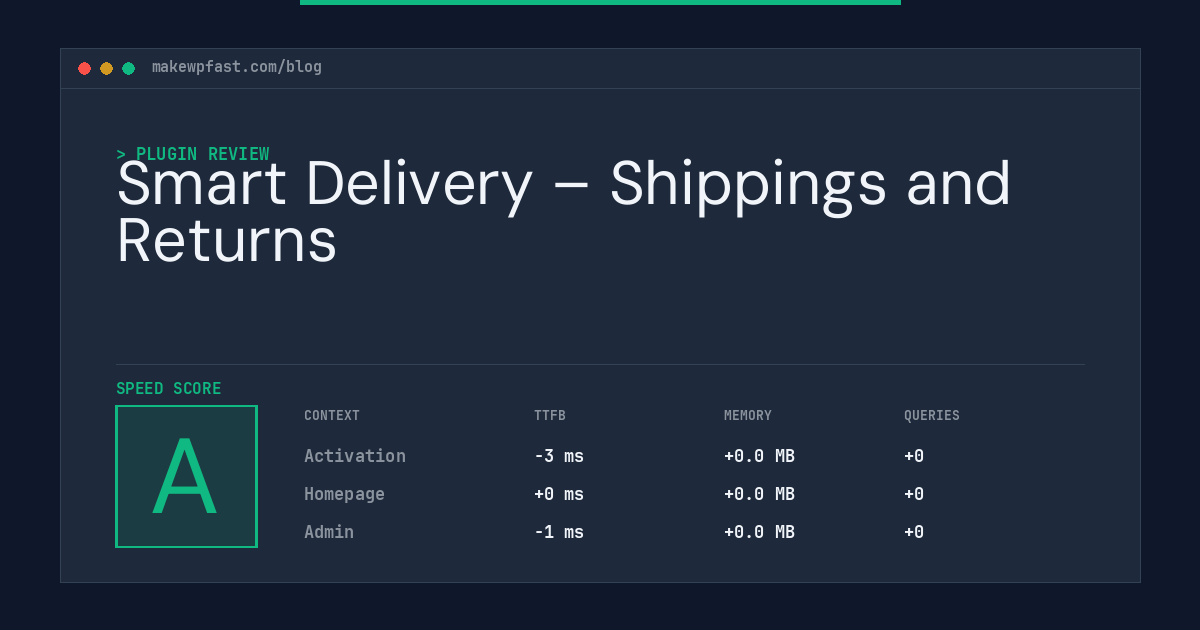 Smart Delivery – Shippings and Returns - MakeWPFast