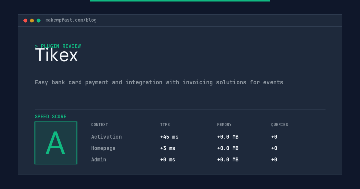 Tikex - MakeWPFast