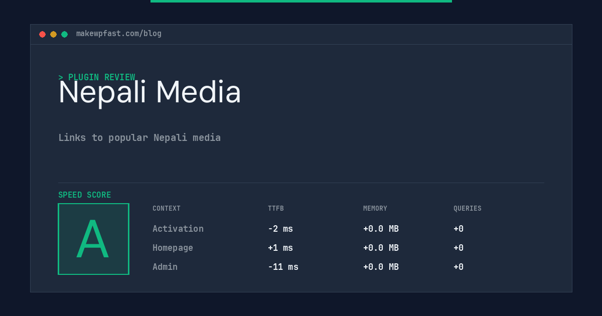 Nepali Media - MakeWPFast