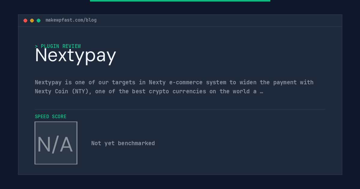 Nextypay - MakeWPFast