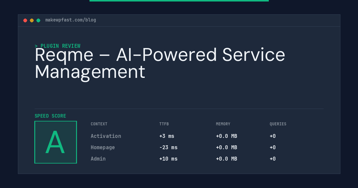 Reqme – AI-Powered Service Management - MakeWPFast