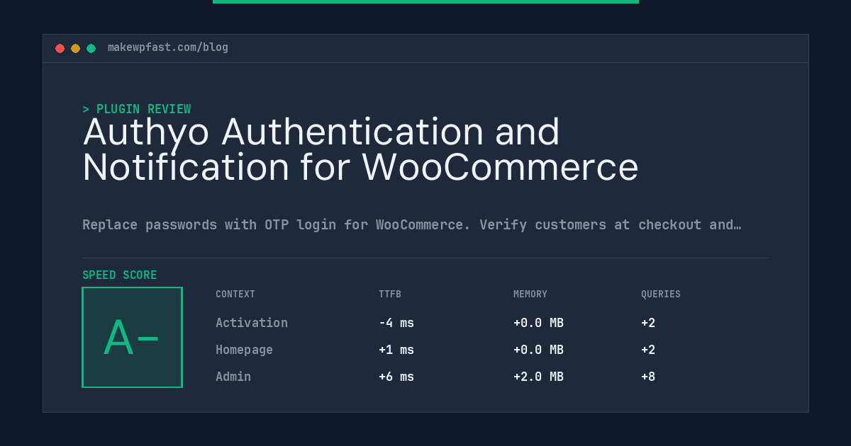 Authyo Authentication and Notification for WooCommerce - MakeWPFast