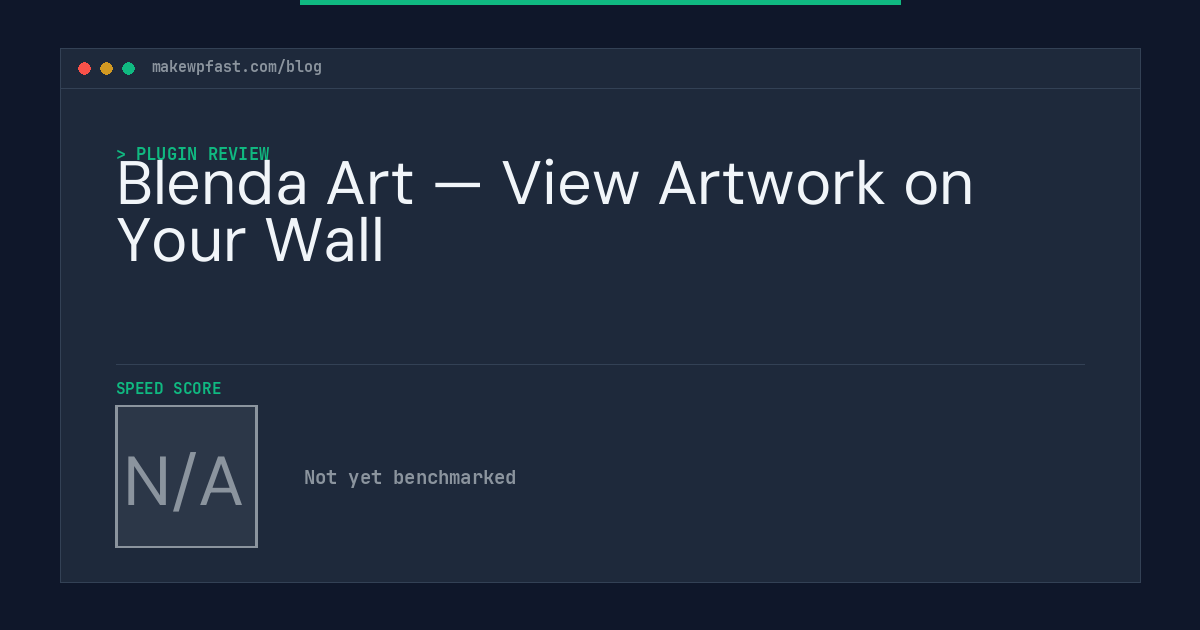 Blenda Art — View Artwork on Your Wall - MakeWPFast