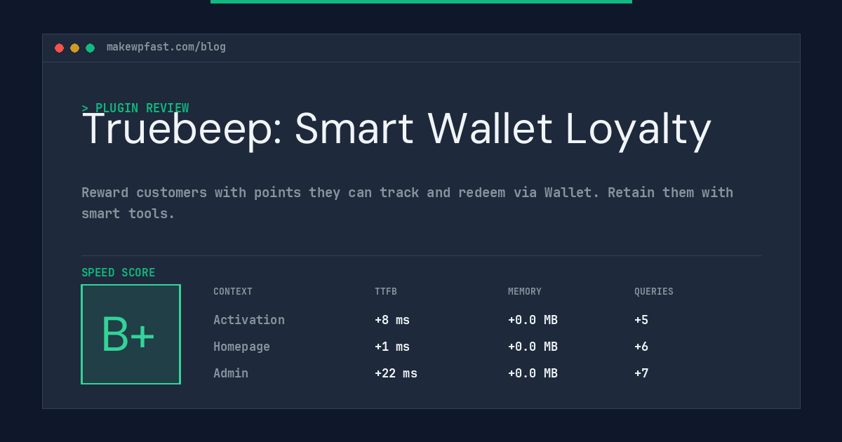 Truebeep: Smart Wallet Loyalty - MakeWPFast