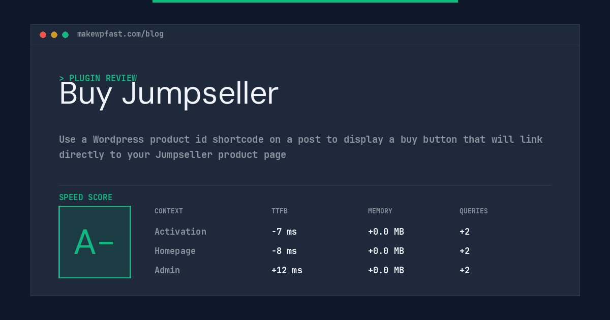 Buy Jumpseller - MakeWPFast