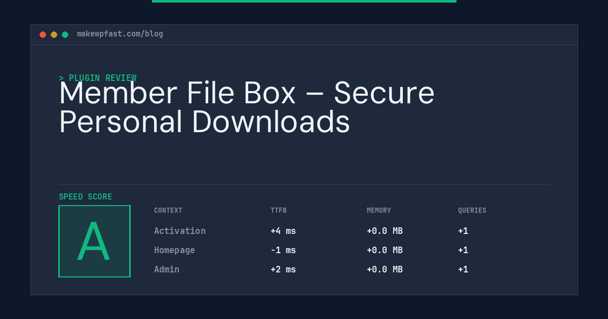 Member File Box – Secure Personal Downloads - MakeWPFast