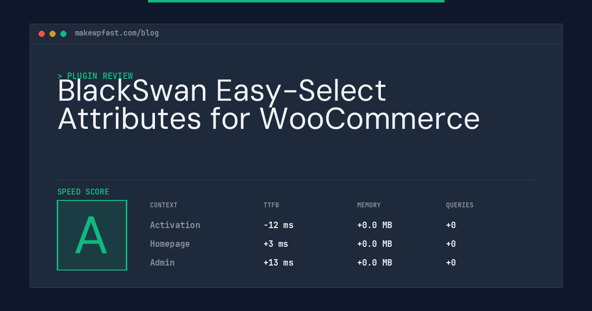BlackSwan Easy-Select Attributes for WooCommerce - MakeWPFast