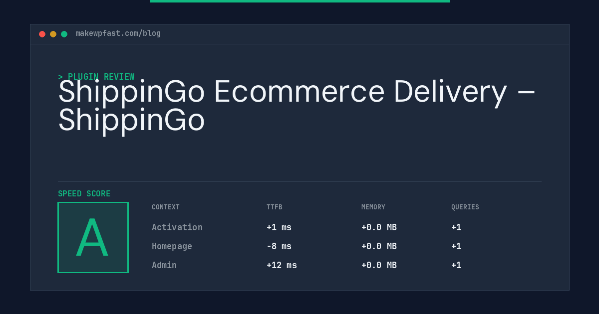 ShippinGo Ecommerce Delivery – ShippinGo - MakeWPFast