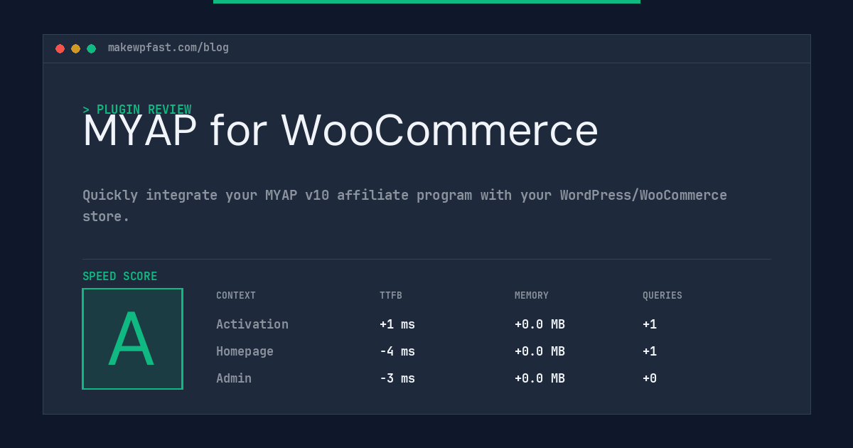 MYAP for WooCommerce - MakeWPFast