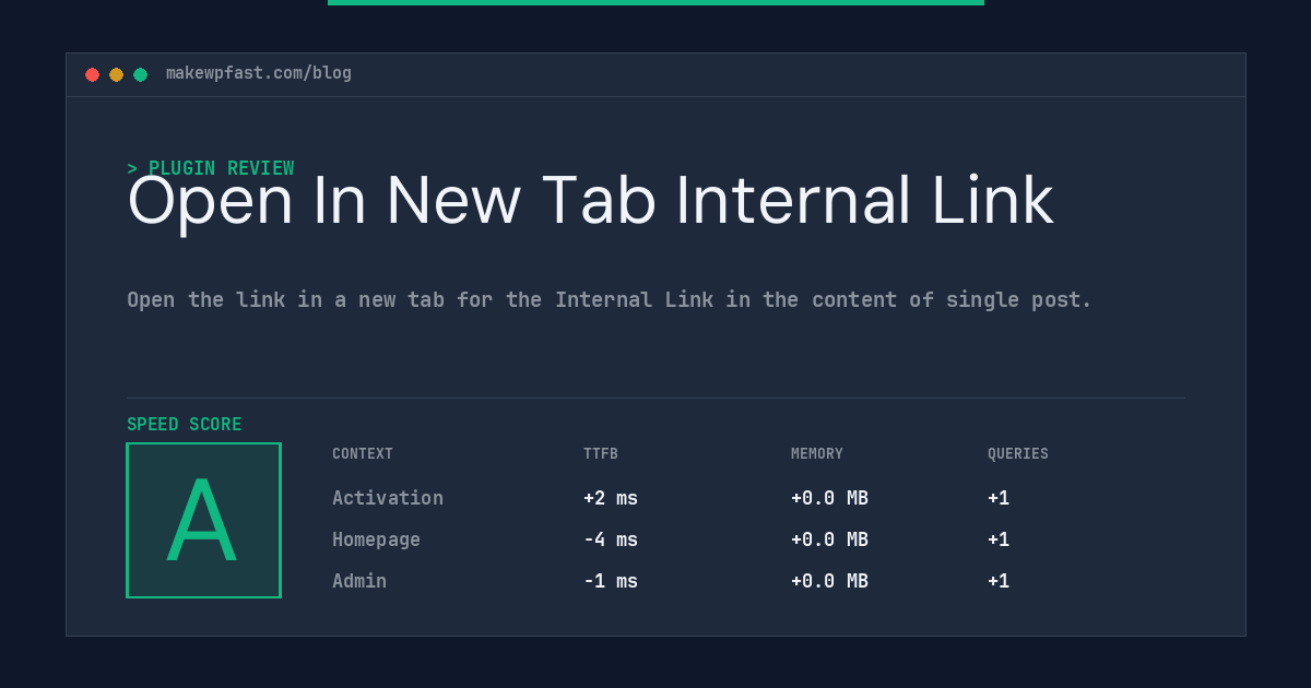 Open In New Tab Internal Link - MakeWPFast