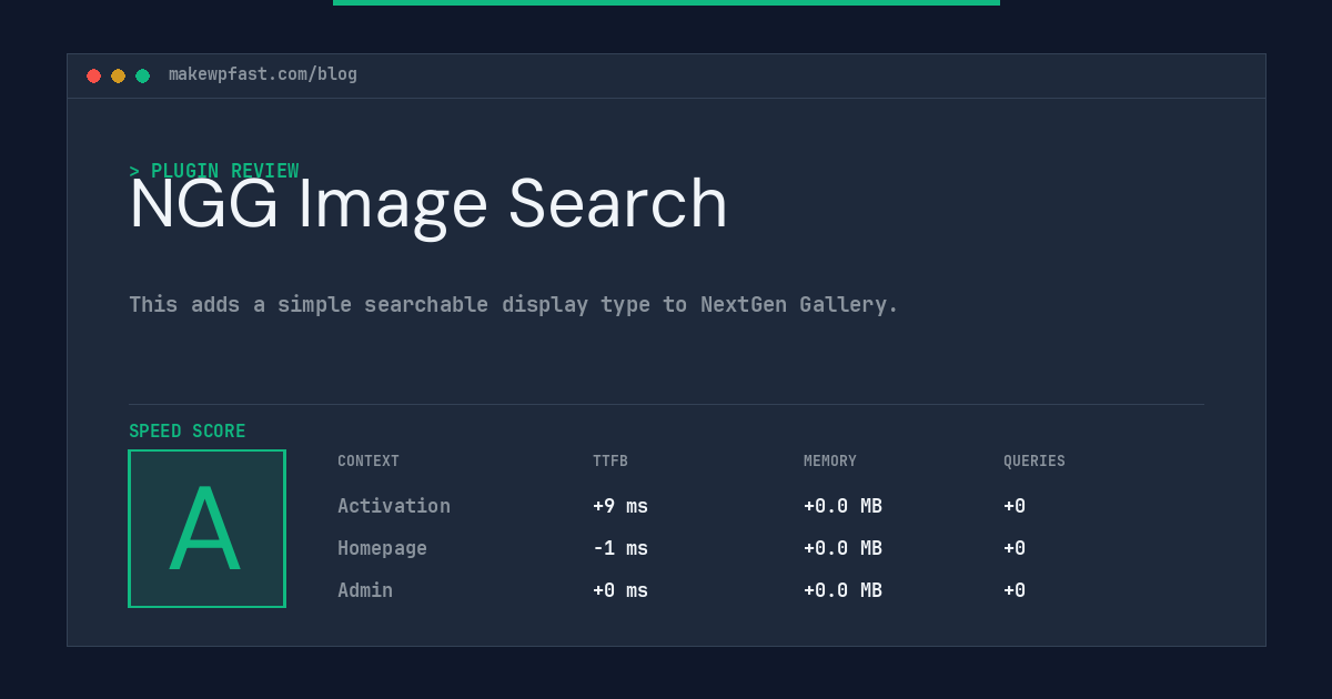 NGG Image Search - MakeWPFast