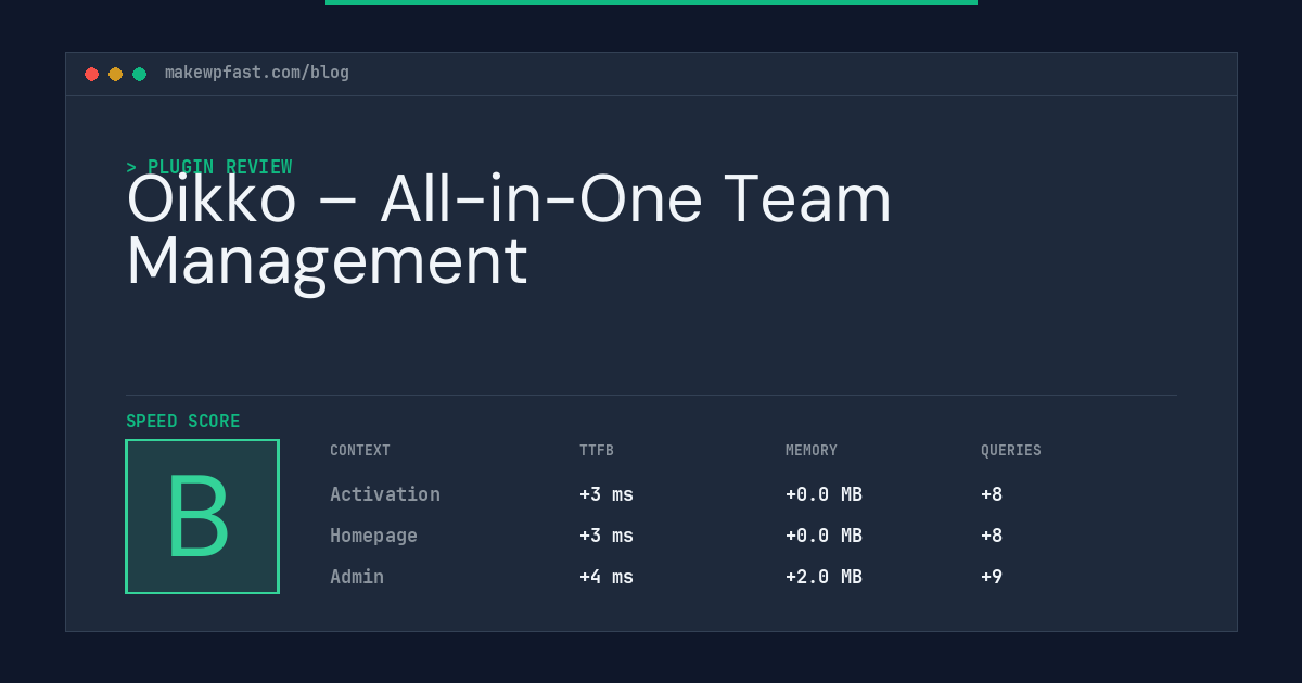 Oikko – All-in-One Team Management - MakeWPFast