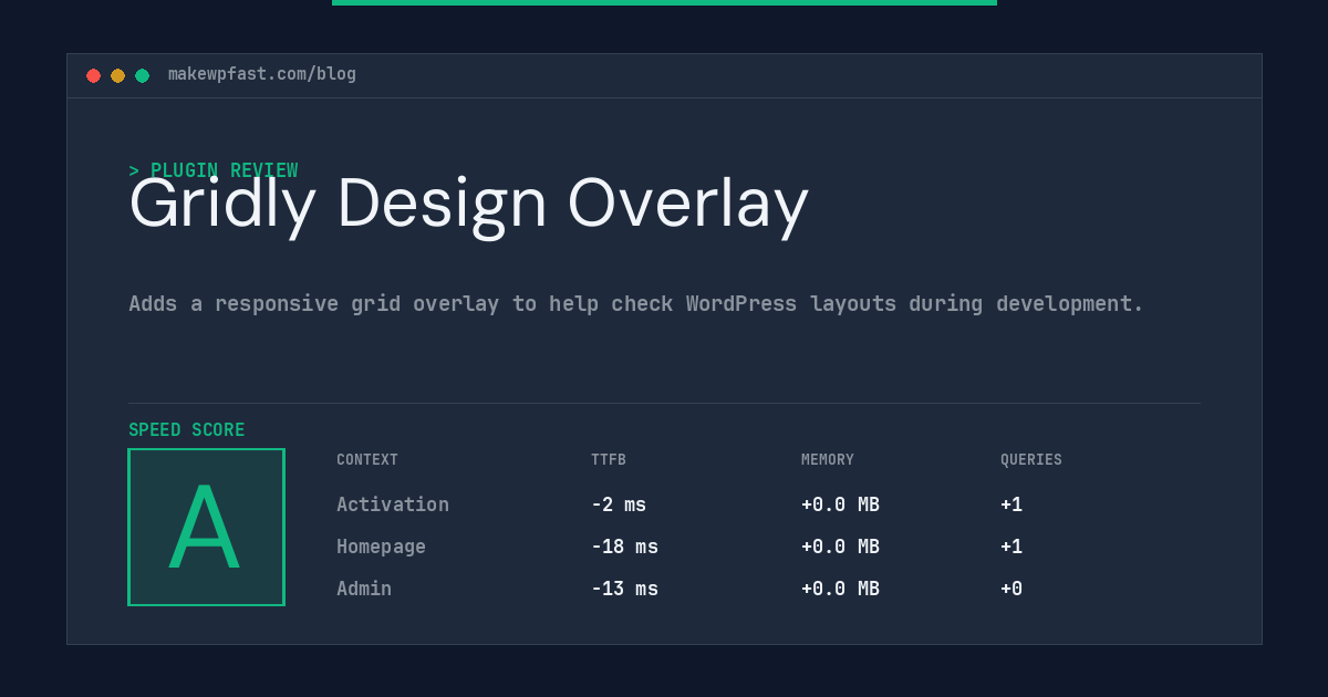 Gridly Design Overlay - MakeWPFast