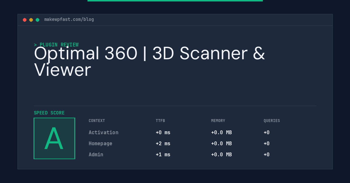 Optimal 360 | 3D Scanner & Viewer - MakeWPFast