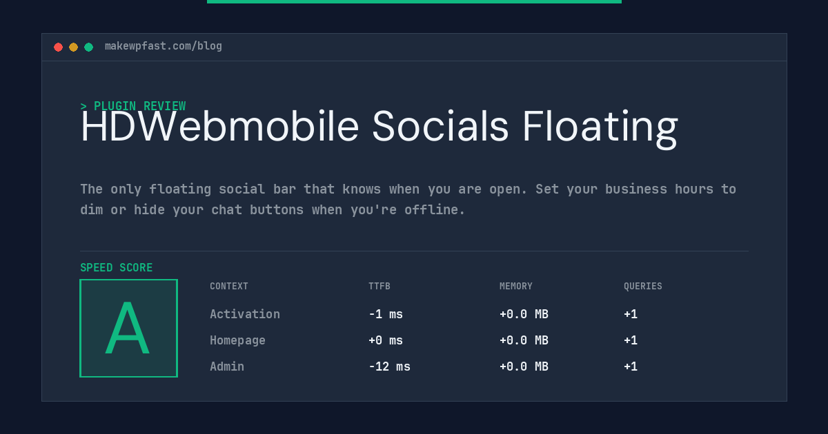 HDWebmobile Socials Floating - MakeWPFast