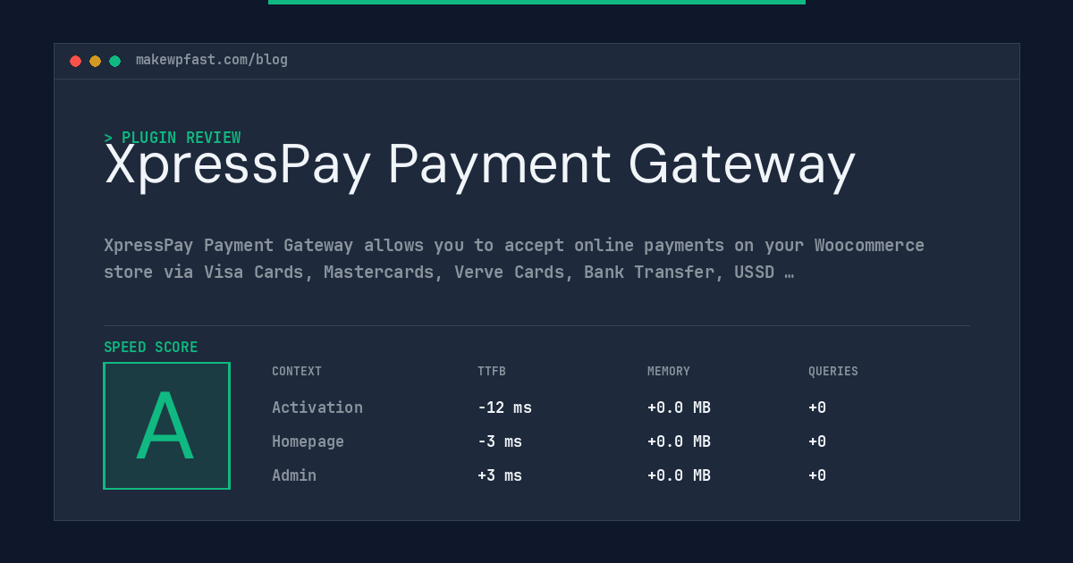 XpressPay Payment Gateway - MakeWPFast