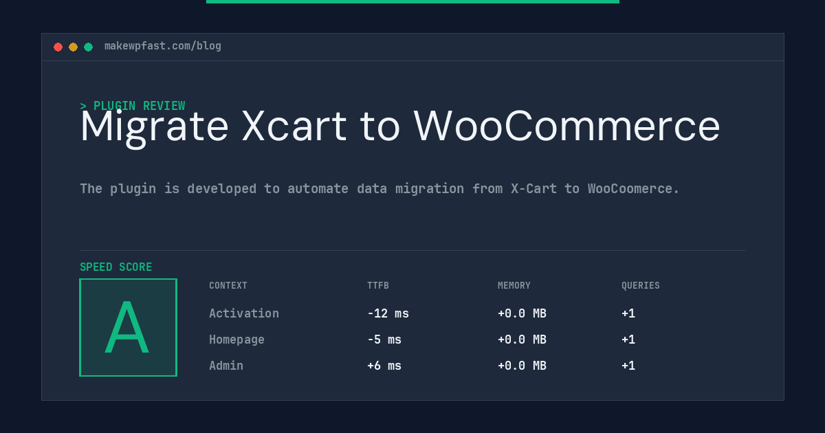 Migrate Xcart to WooCommerce - MakeWPFast
