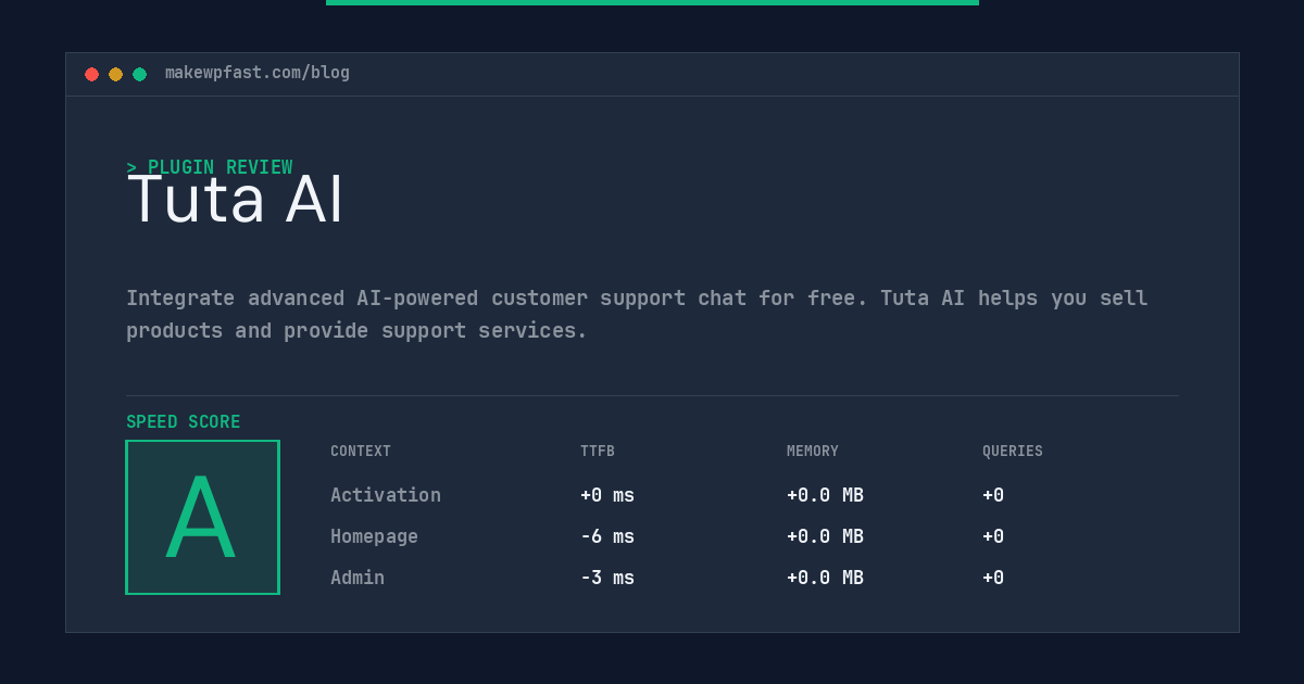 Tuta AI - MakeWPFast