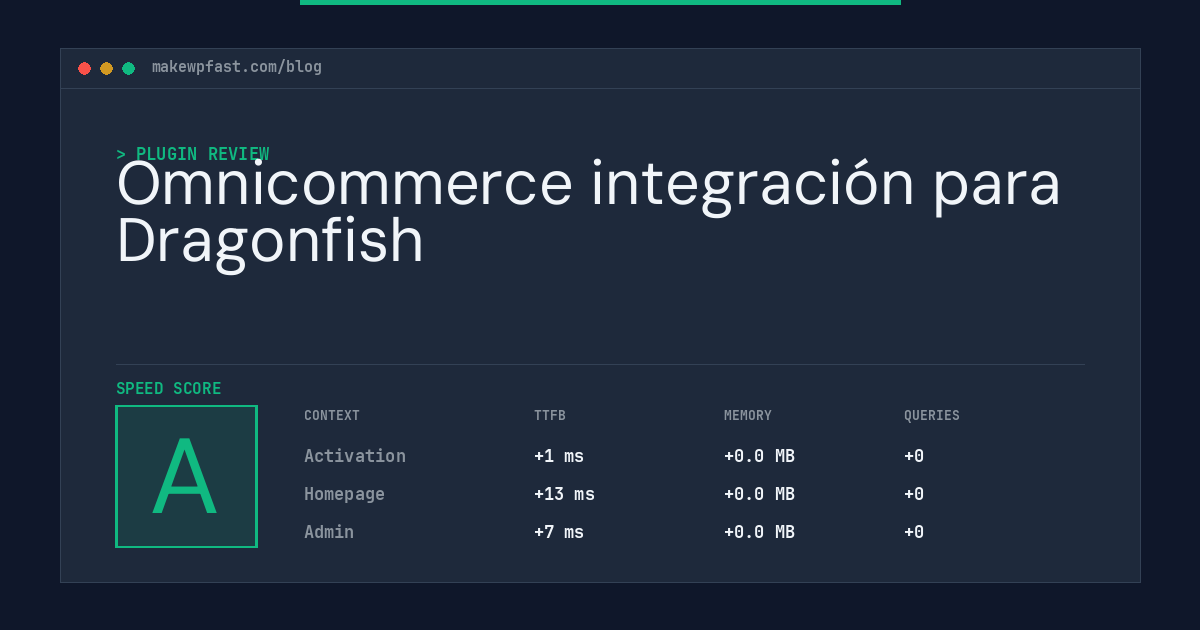 Omnicommerce integración para Dragonfish - MakeWPFast