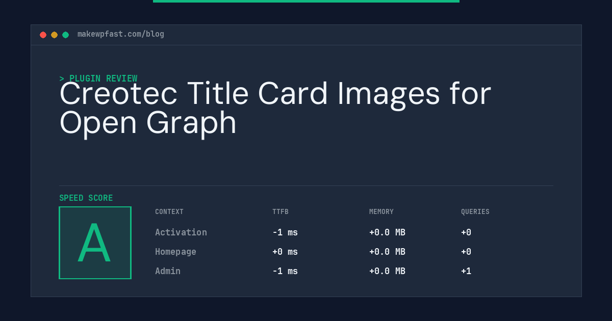 Creotec Title Card Images for Open Graph - MakeWPFast